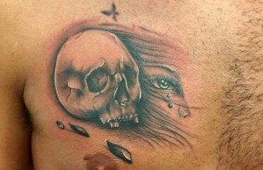 Mr Lucky Tattoo-tattoo teschio