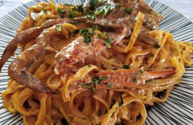 La Balena Ristopesce - Tagliolini di Granchio La Balena Ristopesce - Tagliolini di Granchio